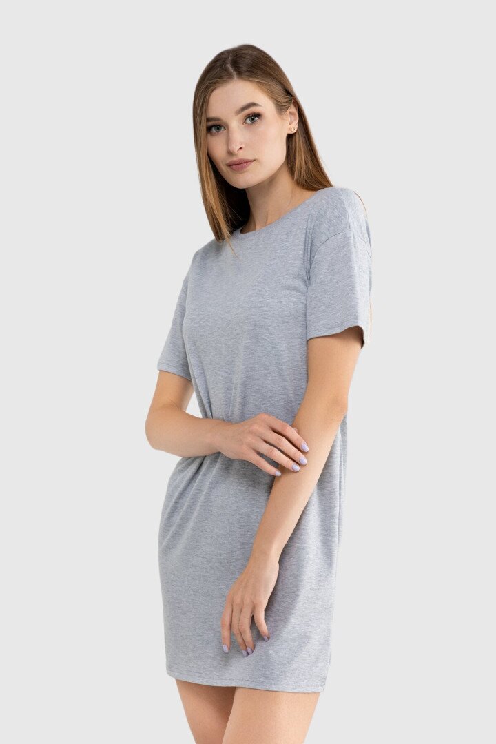 Сукня однотонна жіноча LAWA CTM WBC02304 M Сірий shop (2000989913191)