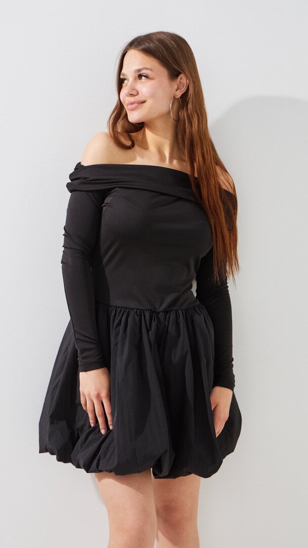 Сукня однотонна жіноча LAWA WTC02475 S Чорний shop (2000999524318)