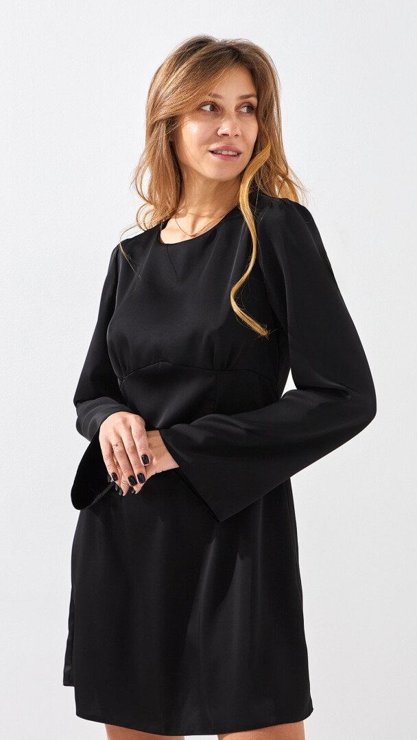 Сукня вечірня однотонна жіноча LAWA WTC02456 S Чорний shop (2888000021908)  Фото №1