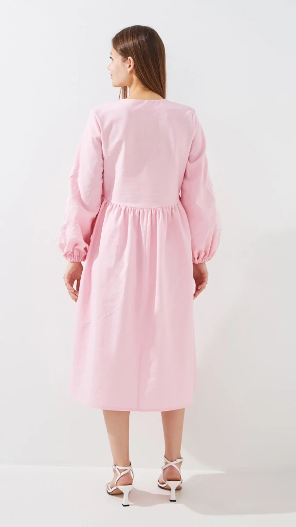 Сукня вишиванка жіноча LAWA E-WB02324 S Рожевий shop (2000999547621)  Фото №3