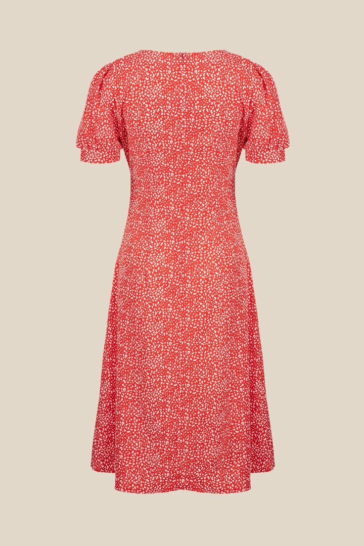 Сукня з візерунком жіноча LAWA WTC02319 S Червоний shop (2000990632128)  Фото №5