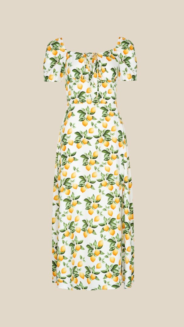 Сукня з візерунком жіноча LAWA WTC02384 XS Білий shop (2000999227578)