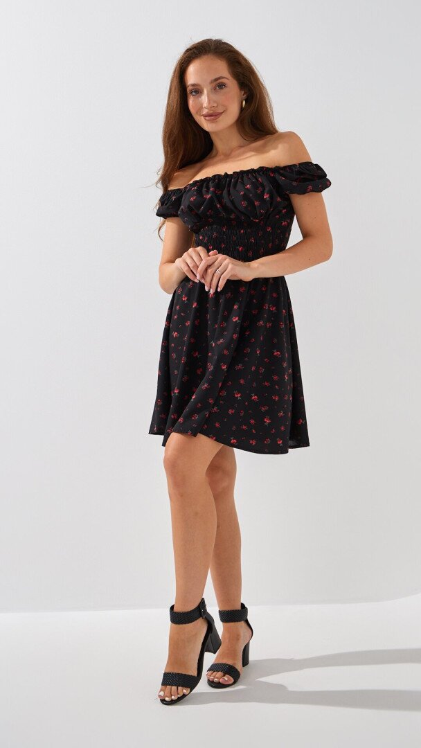 Сукня з візерунком жіноча LAWA WTC02441 XS Чорний shop (2888000008541)
