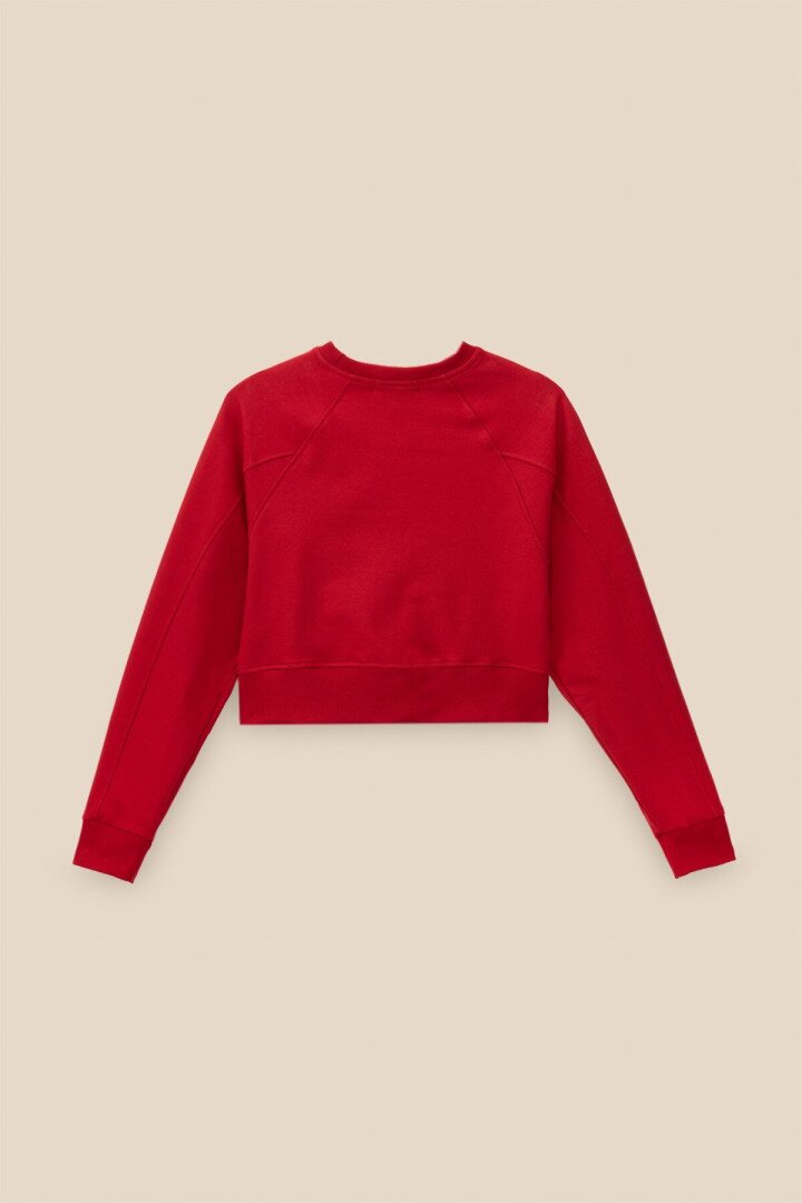 Світшот з принтом для дівчинки LAWA P-GB02316 134 см Червоний shop (2000991061828)  Фото №2
