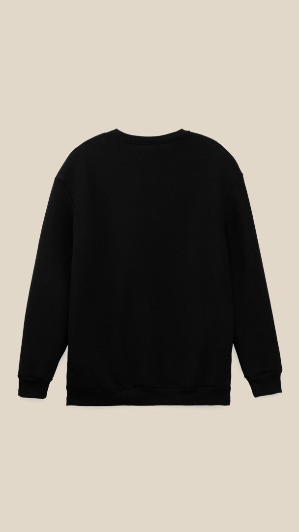 Світшот однотонний чоловічий LAWA MBC02306 3XL Чорний shop (2888000021069)  Фото №2
