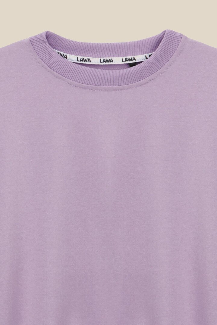 Світшот однотонний для дівчинки LAWA GBC02322 122 см Бузковий shop (2000991041714)  Фото №0