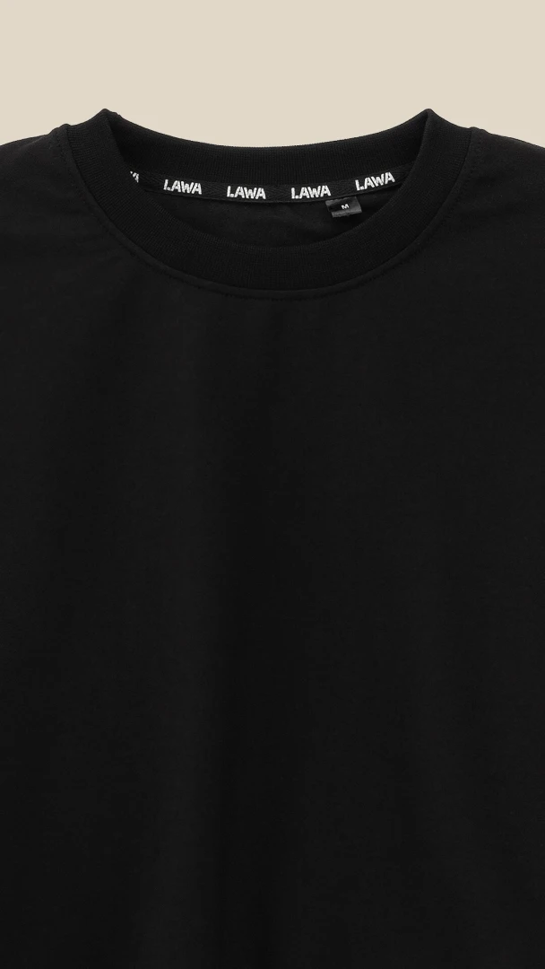 Світшот однотонний жіночий LAWA WTC02474 L Чорний shop (2000999427671)  Фото №0