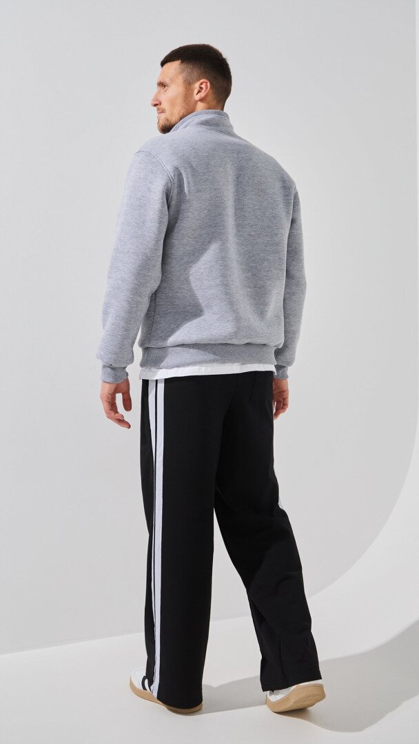 Світшот з принтом чоловічий  LAWA P-MB02352 M Сірий shop (2888000030795)  Фото №3