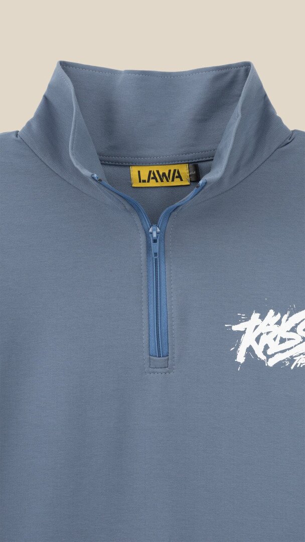 Світшот з принтом чоловічий LAWA P-MB02355 L Синій shop (2888000029423)  Фото №1