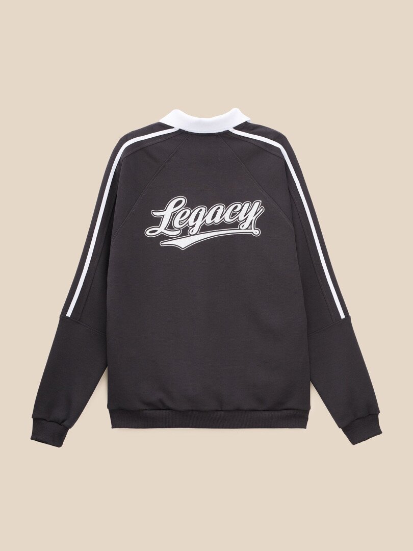 Світшот з принтом чоловічий LAWA P-MB02368 L Графітовий shop (2000999612053)  Фото №2