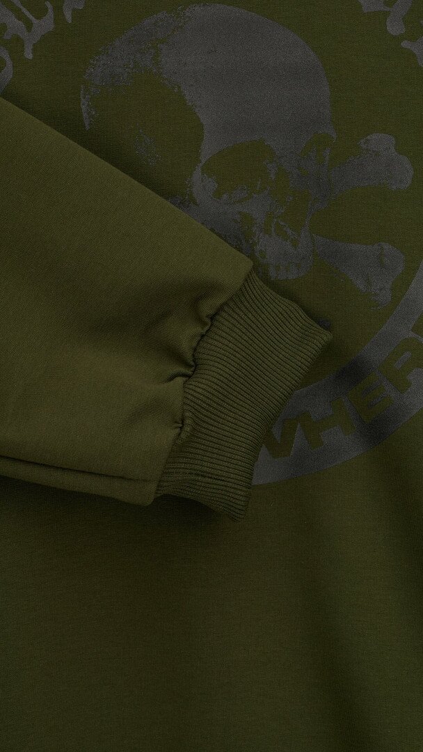 Світшот з принтом чоловічий LAWA P-MB02370 XL Оливковий shop (2000999563140)  Фото №1