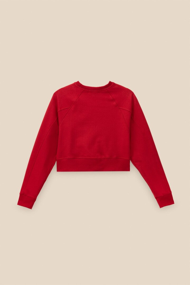 Світшот з принтом для дівчинки LAWA P-GB02316 122 см Червоний shop (2000991061804)  Фото №2