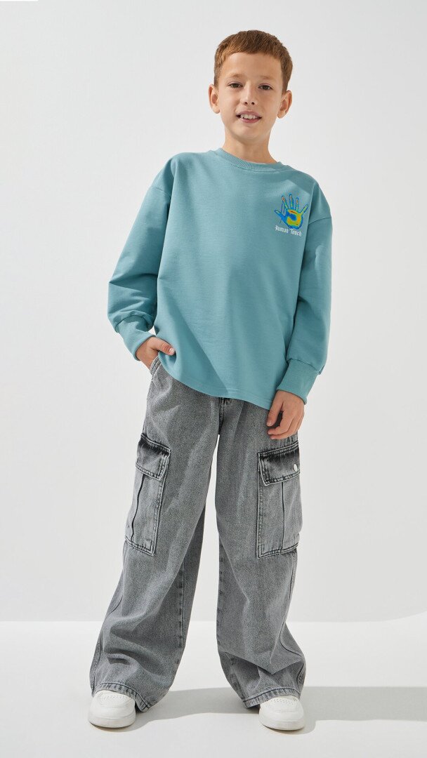 Світшот з принтом для хлопчика LAWA P-BB02314 122 см Синій shop (2000991063211)  Фото №0