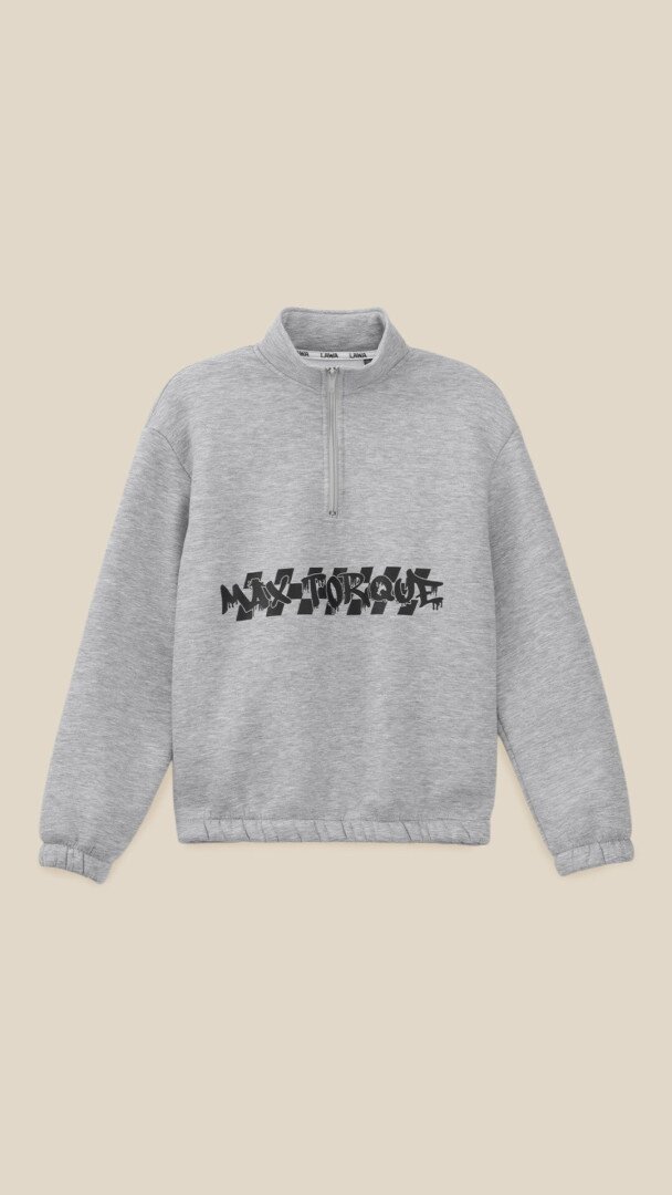 Світшот з принтом для хлопчика LAWA P-BB02329 140 см Сірий shop (2000999383168)