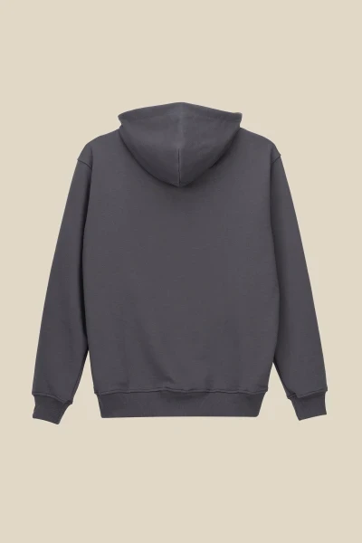 Толстовка однотонна чоловіча LAWA MBC02319 3XL Графітовий shop (2000991050662)  Фото №1