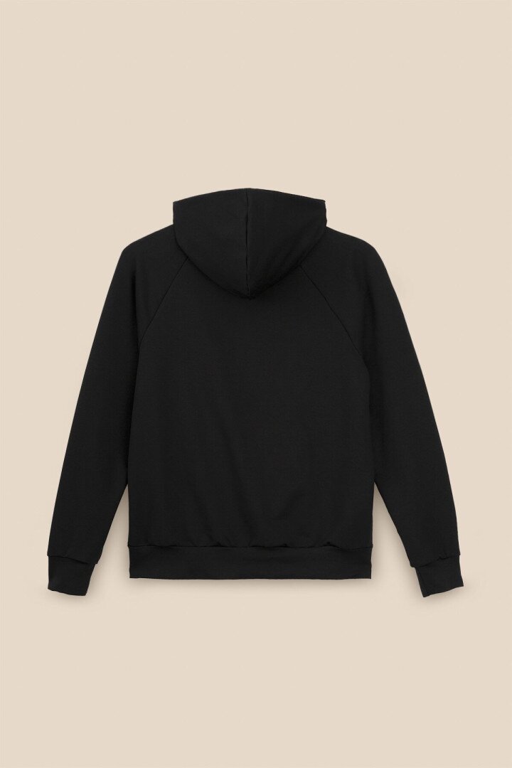Толстовка однотонна для хлопчика LAWA BBC02321 128 см Чорний shop (2000999147708)  Фото №2