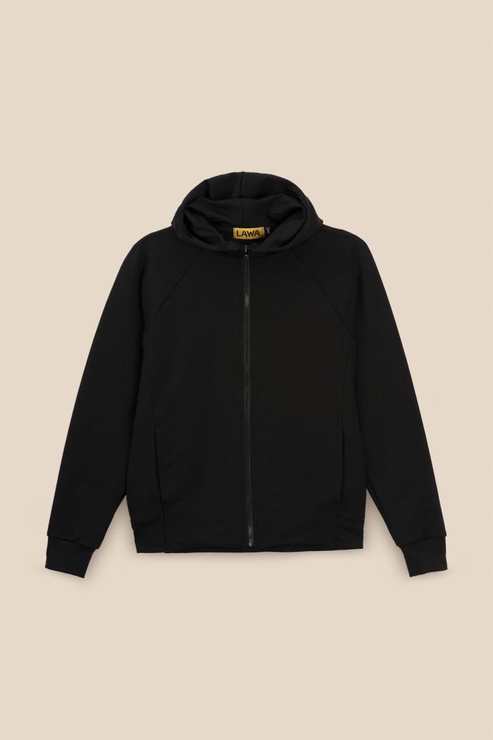Толстовка однотонна для хлопчика LAWA BBC02321 122 см Чорний shop (2000999147692)