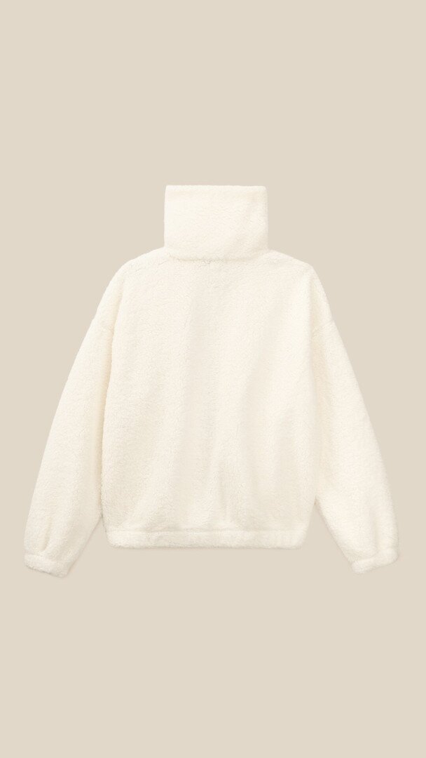 Толстовка однотонна жіноча LAWA WTC02460 L Молочний shop (2000999397868)  Фото №2
