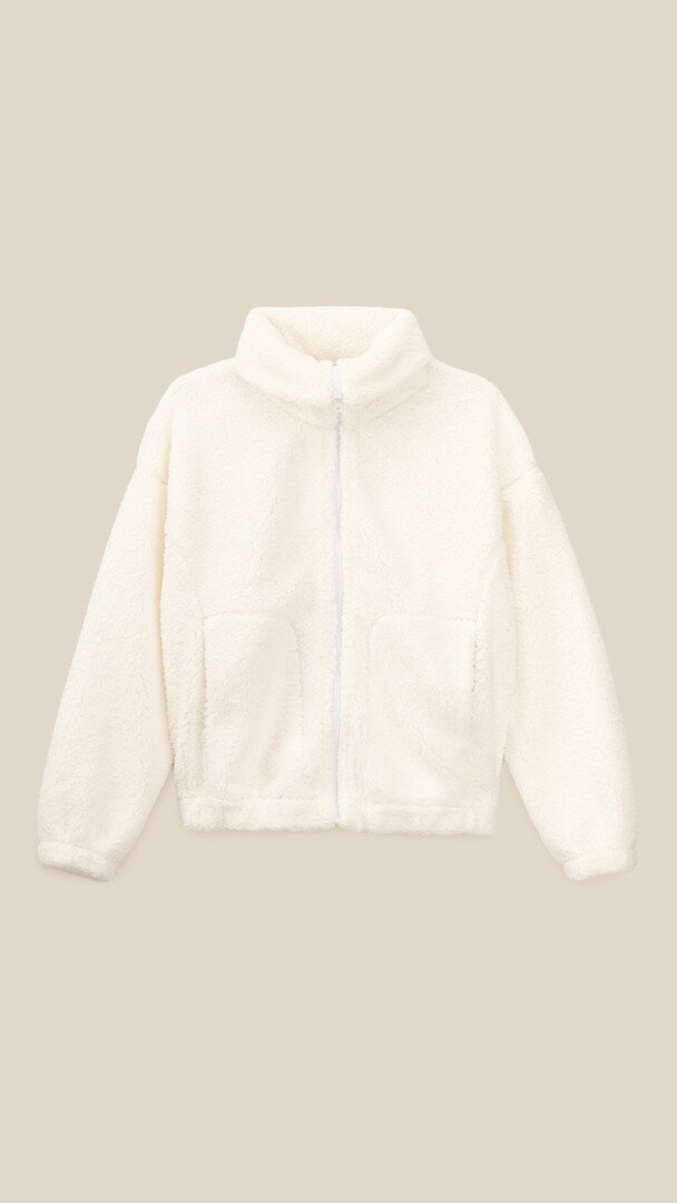 Толстовка однотонна жіноча LAWA WTC02460 L Молочний shop (2000999397868)