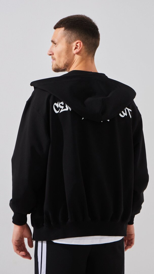 Толстовка з принтом чоловіча LAWA P-MT02309 M Чорний shop (2888000028006)  Фото №3