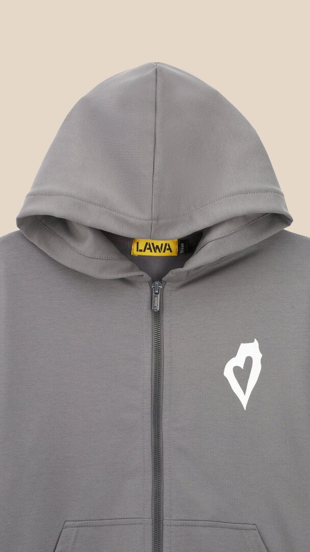 Толстовка з принтом для дівчинки LAWA P-GB02343 152 см Графітовий shop (2000999564123)  Фото №0