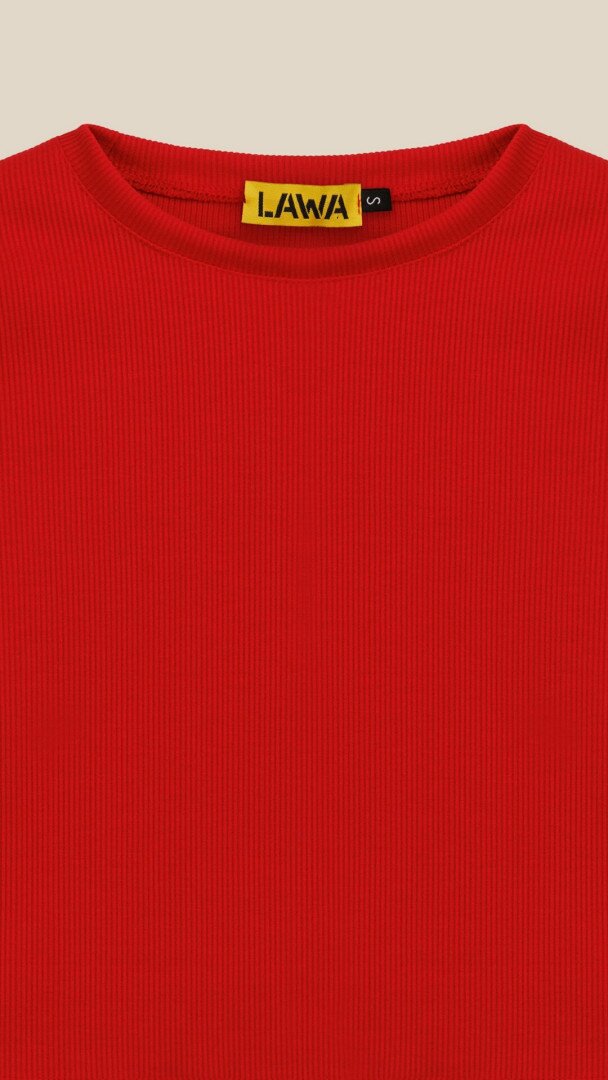 Топ однотонний жіночий LAWA WBC02309 L Червоний shop (2000999187520)  Фото №0
