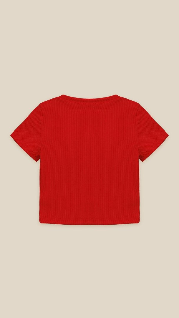 Топ однотонний жіночий LAWA WBC02309 L Червоний shop (2000999187520)  Фото №1
