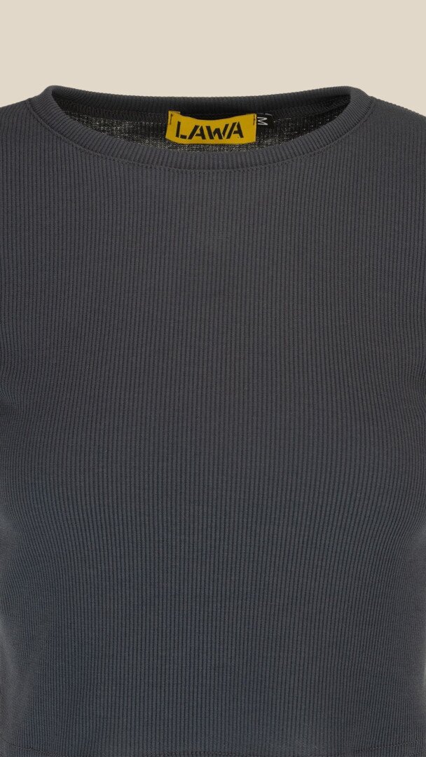 Топ однотонний жіночий LAWA WBC02309 L Графітовий shop (2000999182839)  Фото №0