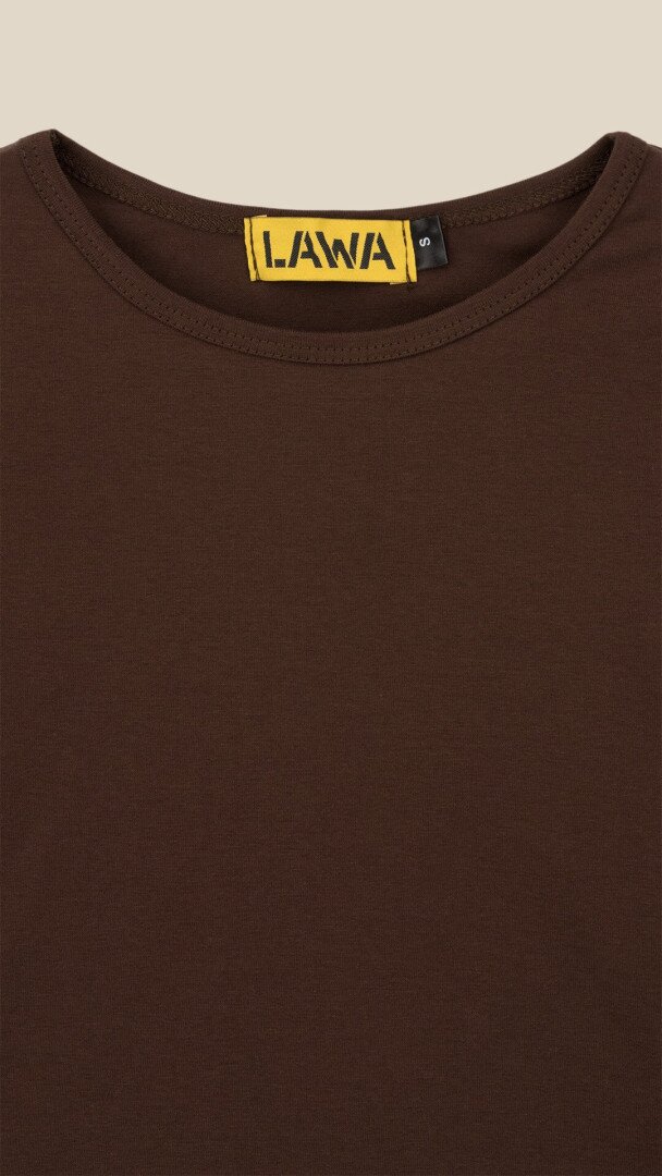 Топ однотонний жіночий LAWA WBC02331 XL  Шоколад shop (2888000003386)  Фото №0