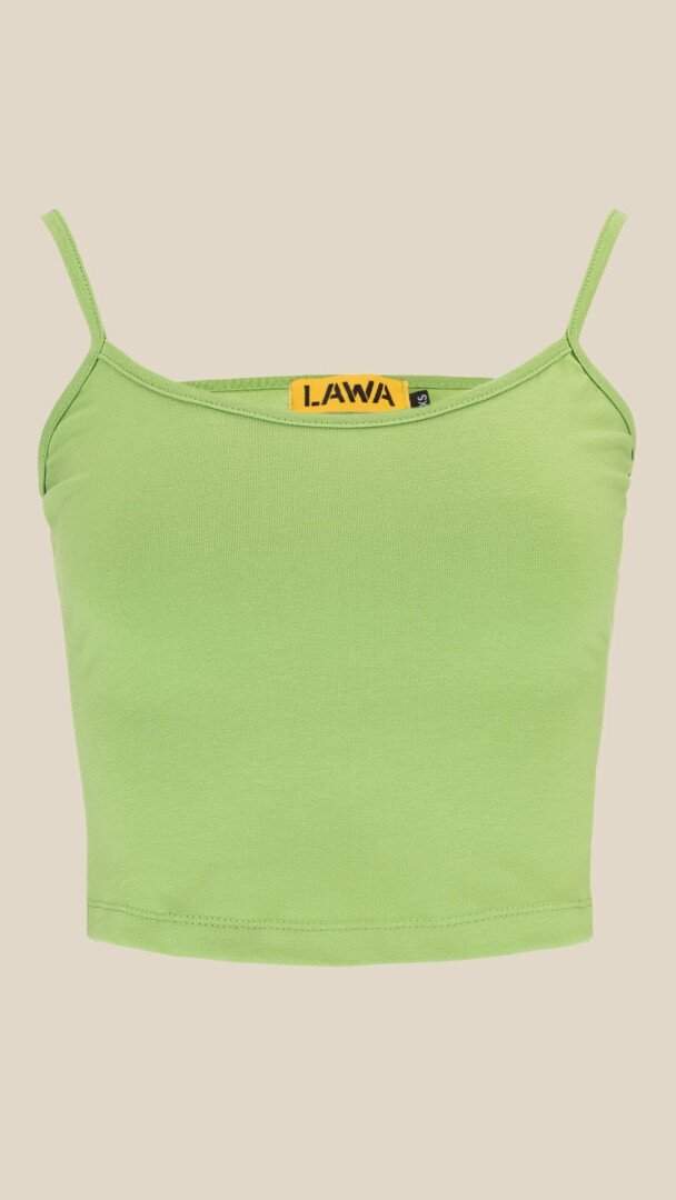 Топ однотонний жіночий LAWA WBC02381 S Оливковий shop (2000999185397)