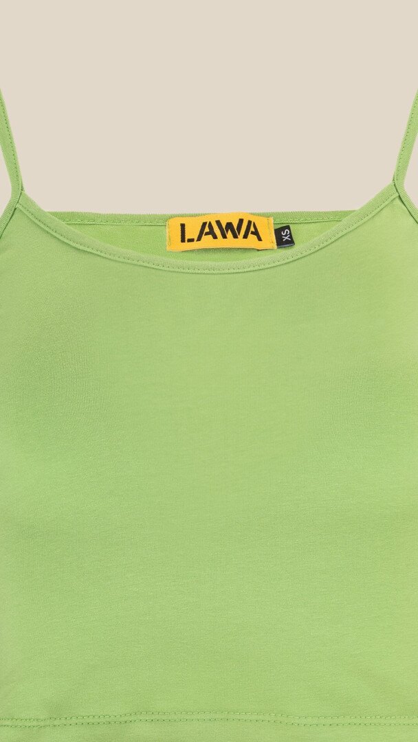 Топ однотонний жіночий LAWA WBC02381 S Оливковий shop (2000999185397)  Фото №0