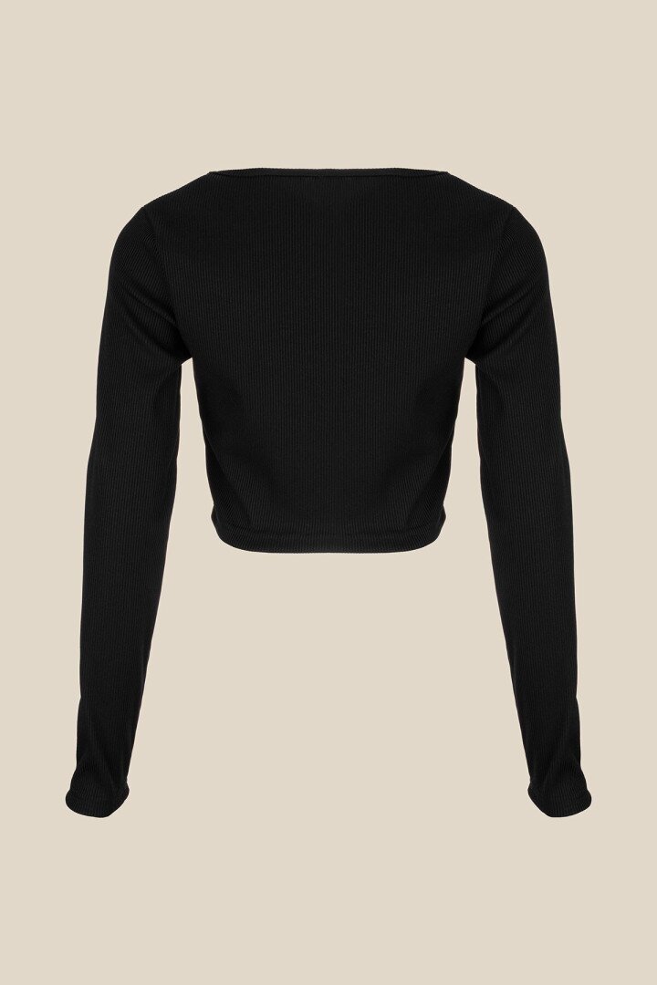 Топ однотонний жіночий LAWA WTC02435 2XS Чорний shop (2000999165955)  Фото №1