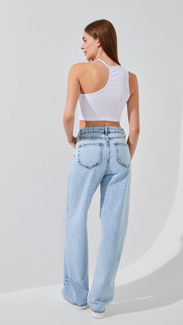 Топ однотонний жіночий LAWA WTC02442 XS Білий shop (2000999216541)  Фото №3