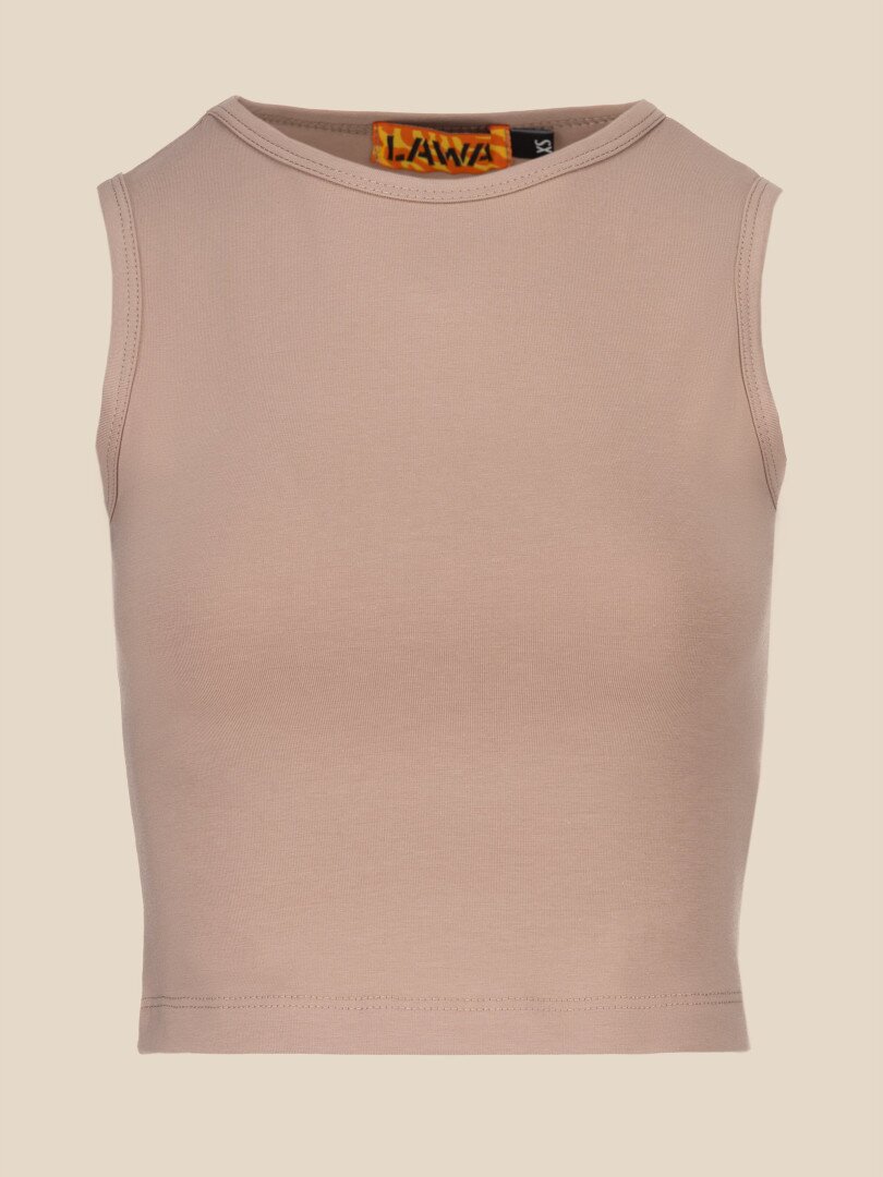 Топ однотонний жіночий LAWA WBC02380 XS Мокко shop (2000990560148)  Фото №3