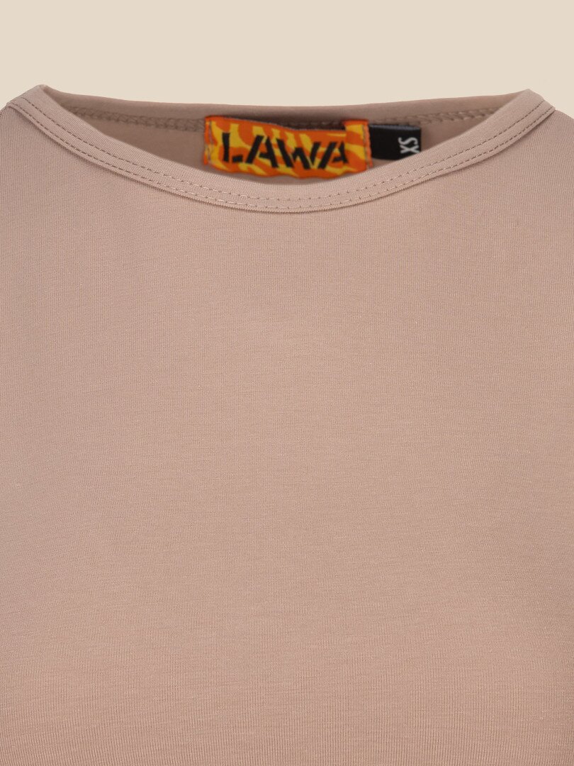 Топ однотонний жіночий LAWA WBC02380 XS Мокко shop (2000990560148)  Фото №4