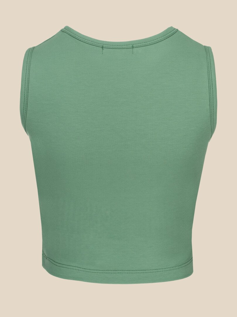 Топ однотонний жіночий LAWA WBC02380 S Оливковий shop (2000990554857)  Фото №4