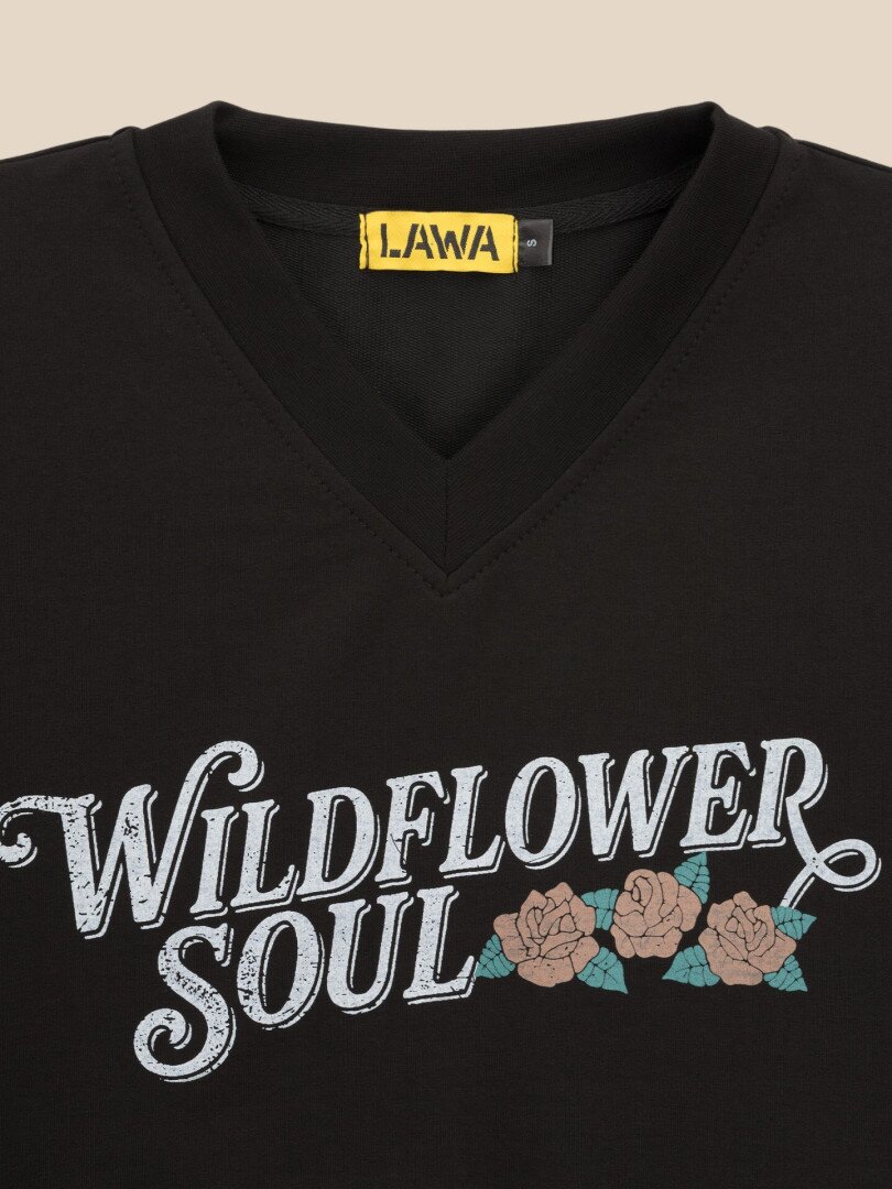 Топ з принтом жіночий LAWA P-WT02315 XL Чорний shop (2000999610288)  Фото №0
