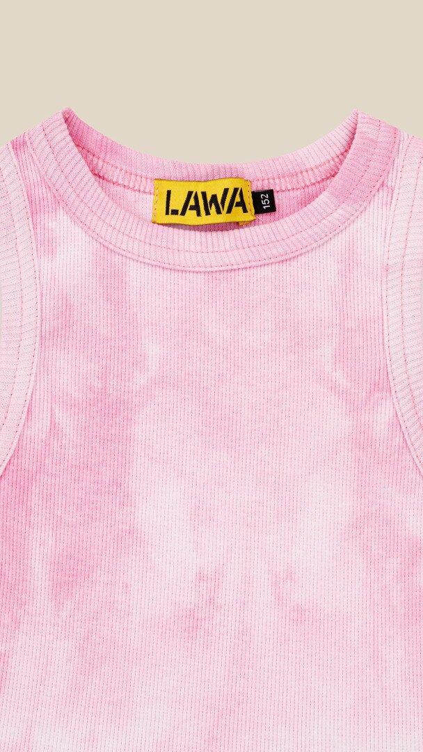 Топ з візерунком для дівчинки LAWA GBC02406 164 см Рожевий shop (2000999240898)  Фото №0