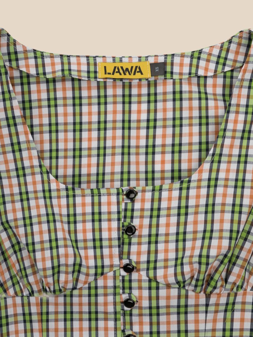 Топ з візерунком жіночий LAWA WTC02498 M Хакі shop (2000999650314)  Фото №0