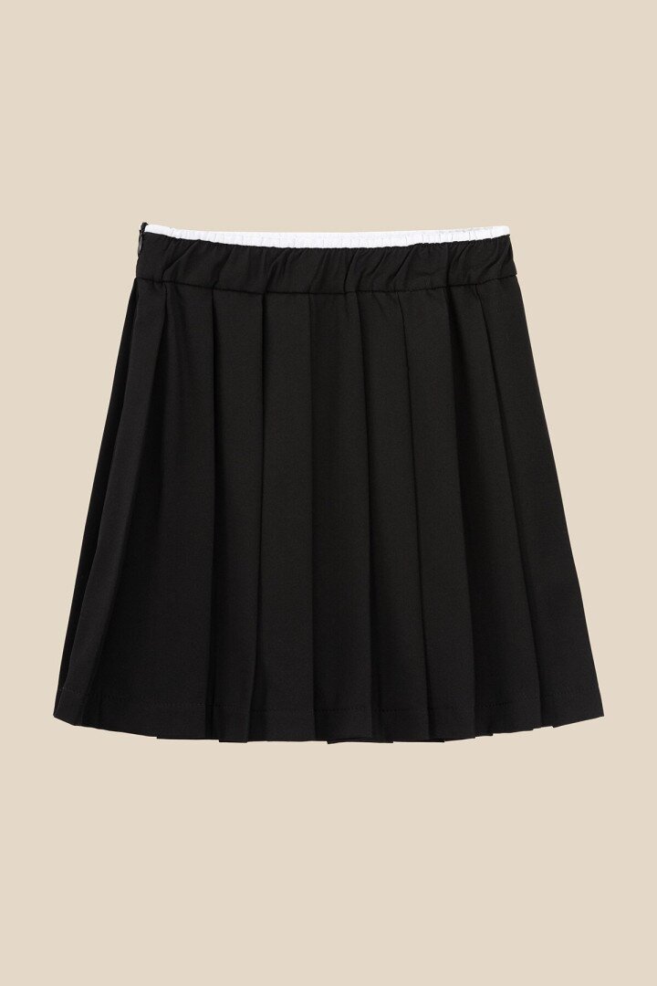 Спідниця однотонна для дівчинки LAWA GTC02305 134 см Чорний shop (2000990848345)  Фото №7