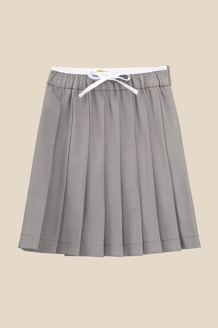 Спідниця однотонна для дівчинки LAWA GTC02305 158 см Сірий shop (2000990848253)  Фото №4
