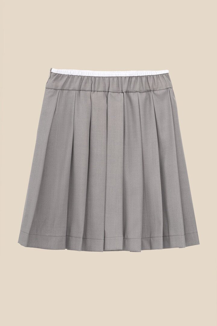 Спідниця однотонна для дівчинки LAWA GTC02305 158 см Сірий shop (2000990848253)  Фото №7