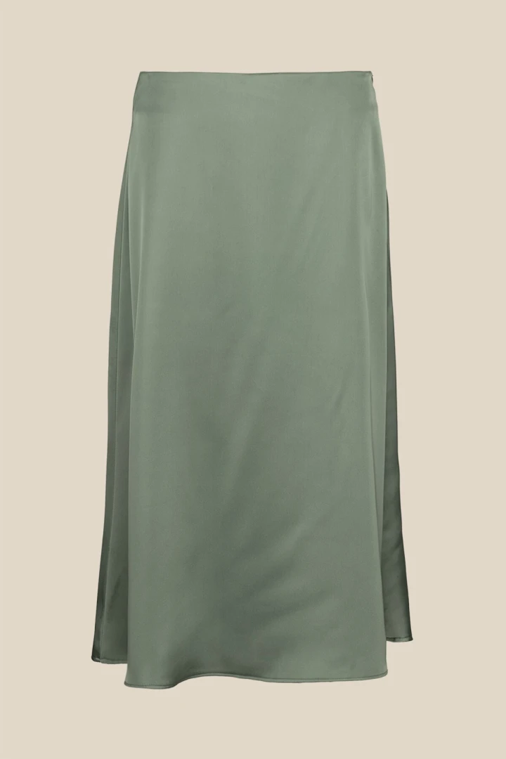 Спідниця однотонна жіноча LAWA WTC02359 L Оливковий shop (2000990485267)  Фото №4