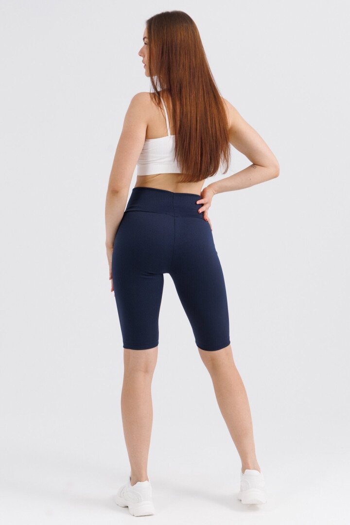 Велосипедки однотонні жіночі LAWA WBC02314 XS Темно-синій shop (2000990619846)  Фото №2