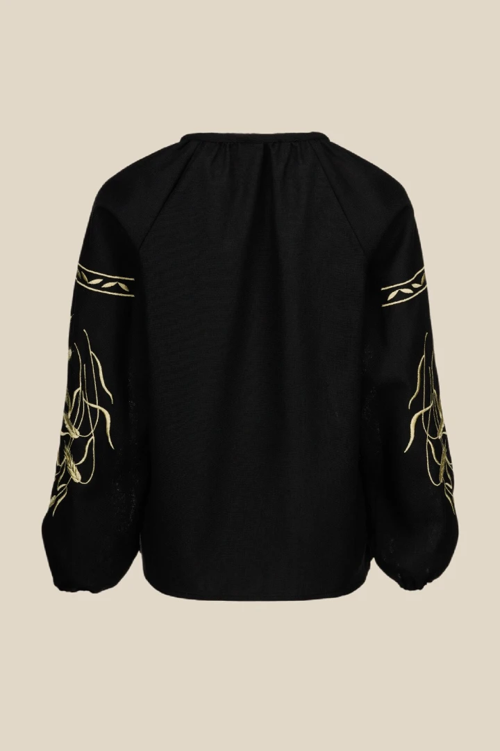 Вишиванка сорочка жіноча LAWA E-WB02319 XS Чорний shop (2000990988416)  Фото №0