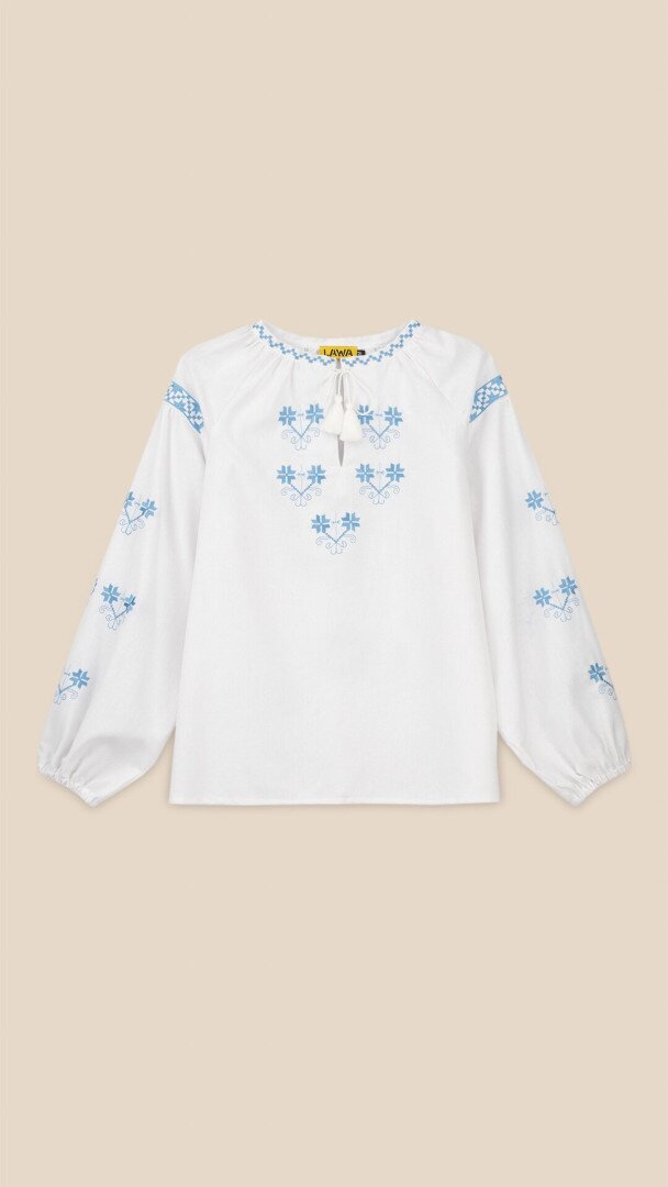 Вишиванка сорочка жіноча LAWA E-WB02322 2XL Білий shop (2000999228346)