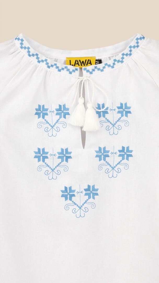 Вишиванка сорочка жіноча LAWA E-WB02322 2XL Білий shop (2000999228346)  Фото №0
