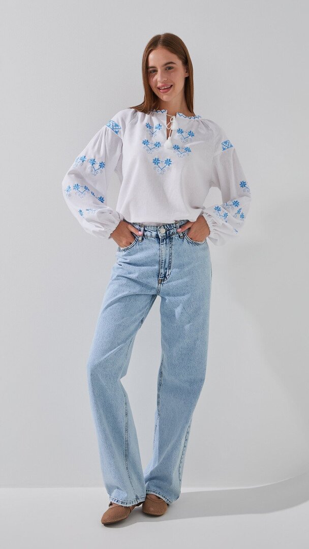 Вишиванка сорочка жіноча LAWA E-WB02322 2XL Білий shop (2000999228346)  Фото №0