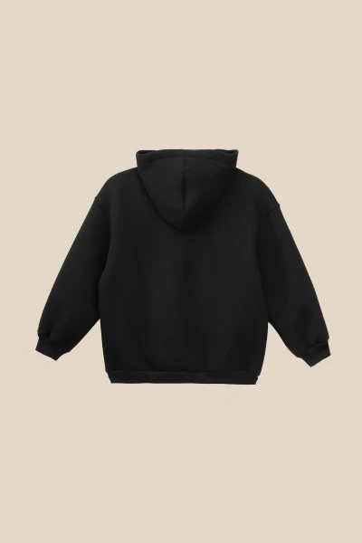 Худі однотонний для хлопчика LAWA BBC02310 164 см Чорний shop (2888000023810)  Фото №2