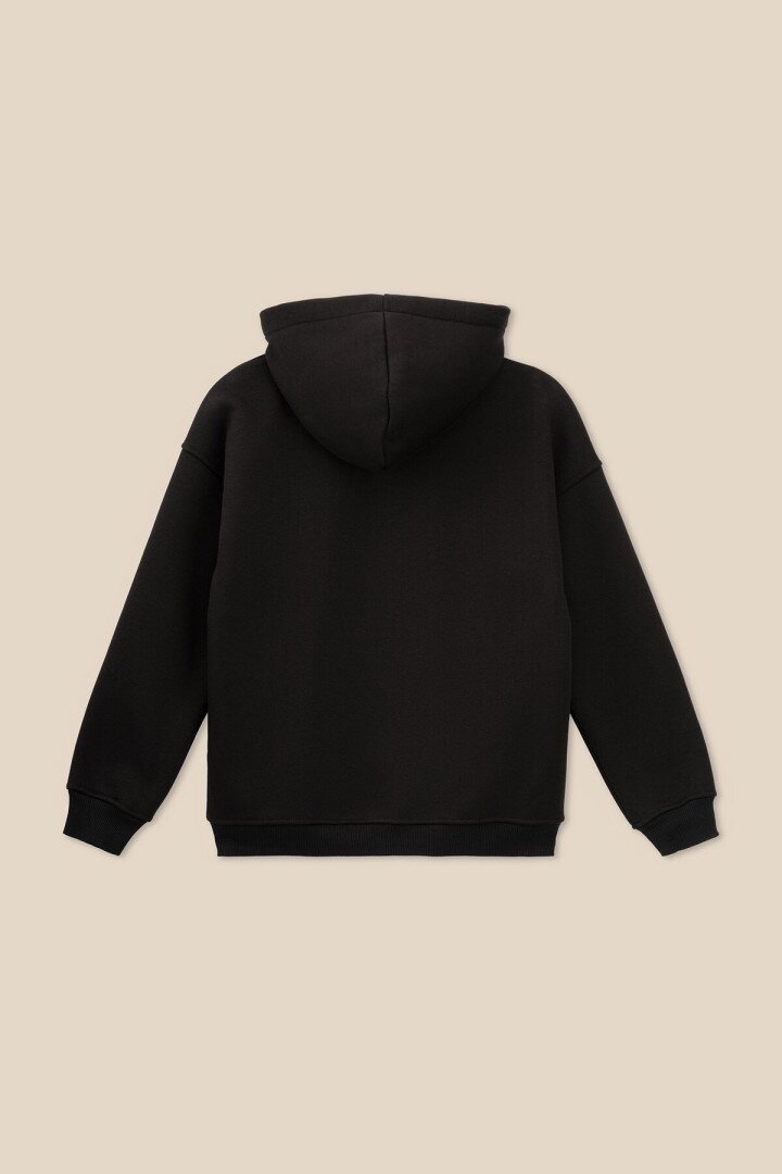 Худі з принтом для дівчинки LAWA P-GB02303 128 см Чорний shop (2000990878540)  Фото №8